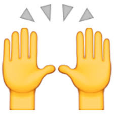 Résultat de recherche d'images pour "emoji mains qui applaudissent"